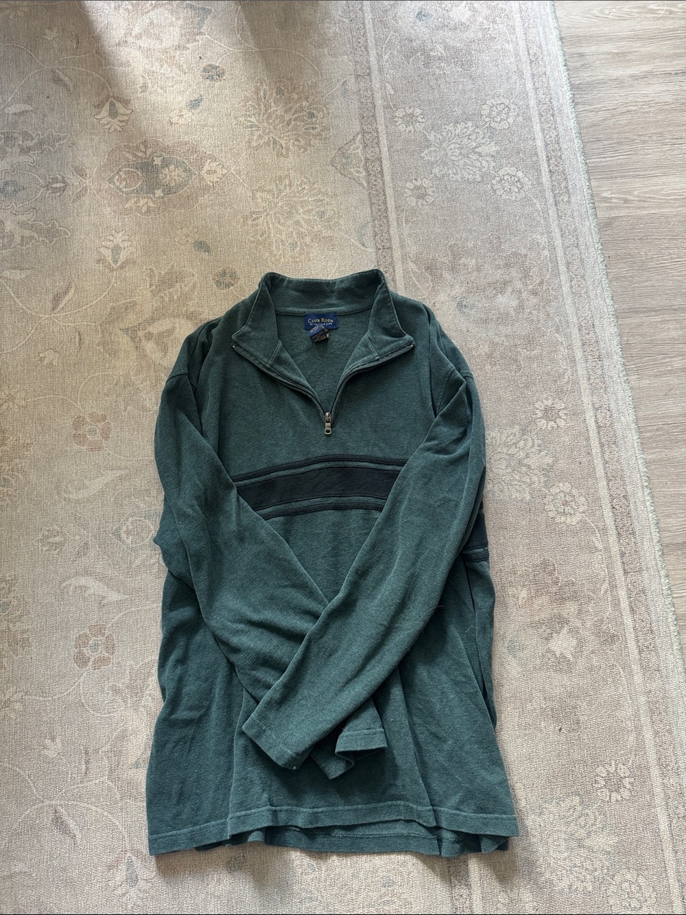 Club room men’s x large quarter zip